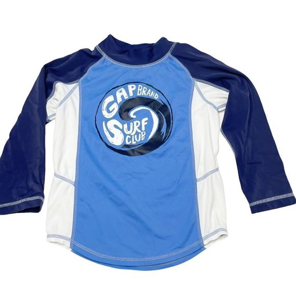 BabyGAP Surf club Graphic Lone sleeve Rashgaurd Top - Picture 1 of 2